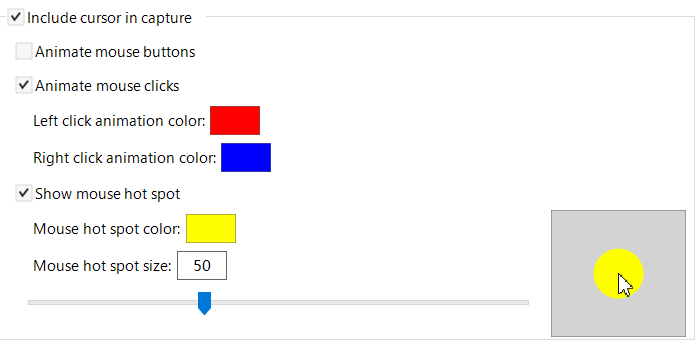 set mouse style animation