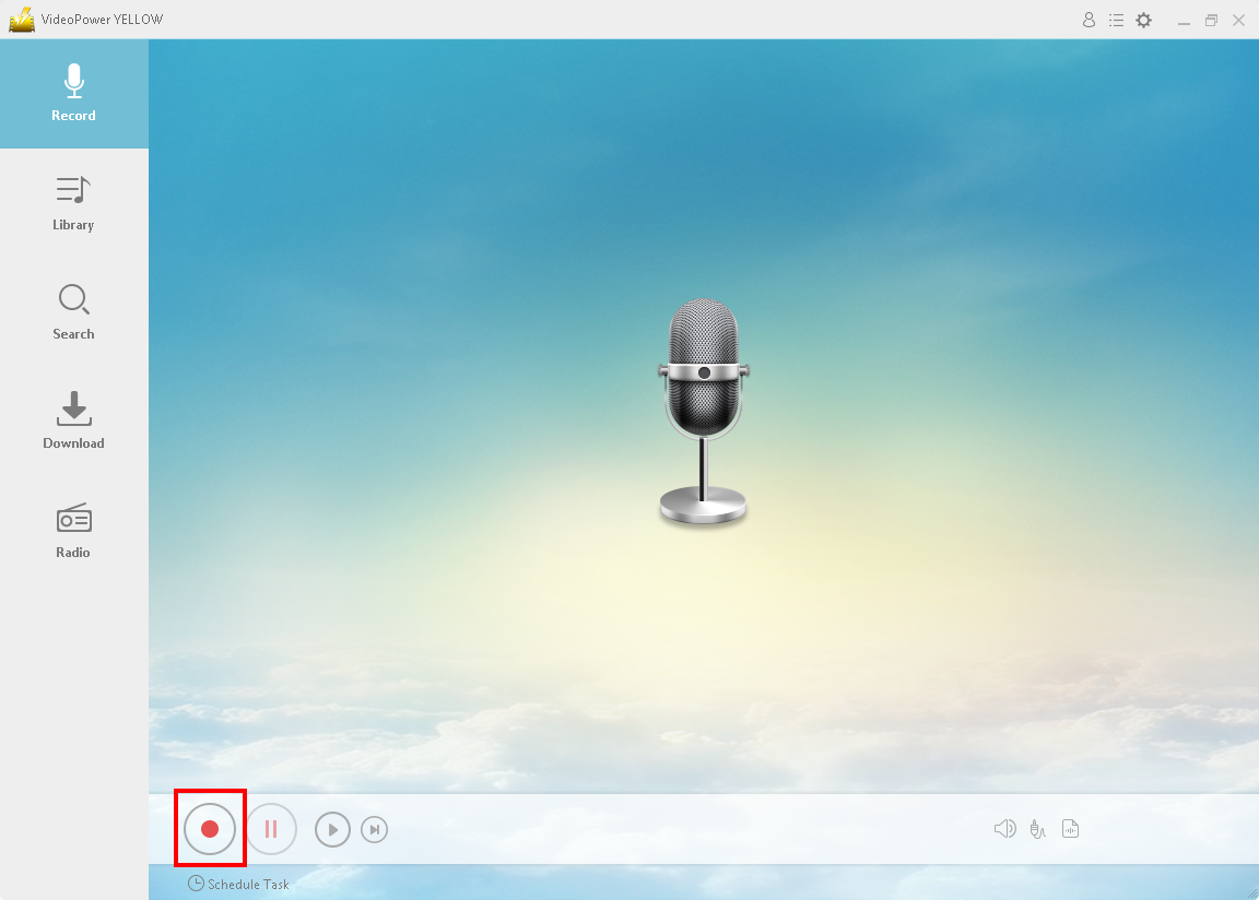 record audio, record Spotify music to MP3, start music recording. 