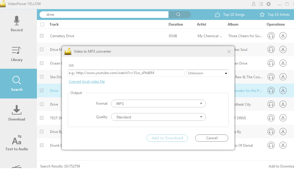 convert youtube to mp3